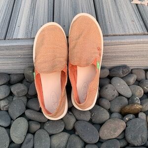 Sanuk Donna Cruz Shoes Carnelian 8